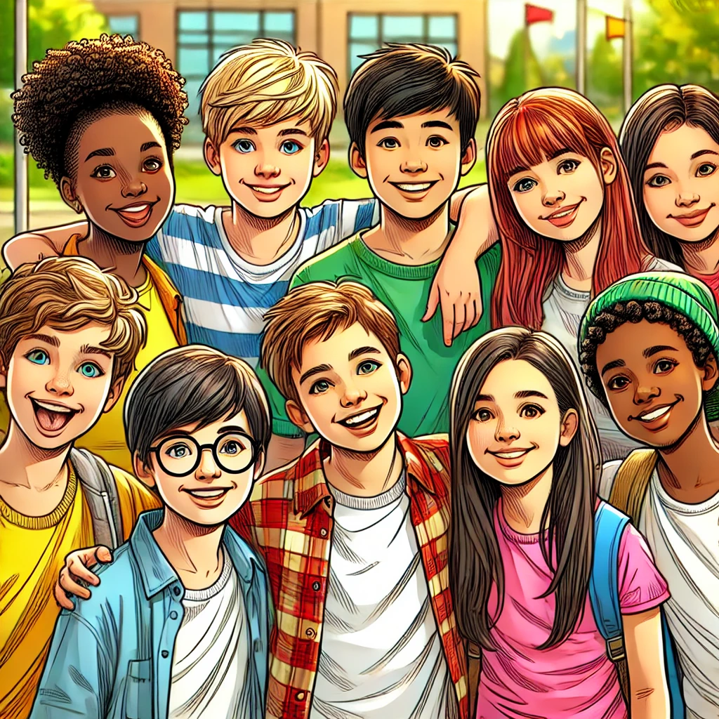 Group of kids